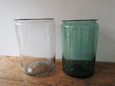 アンティークガラス瓶−6