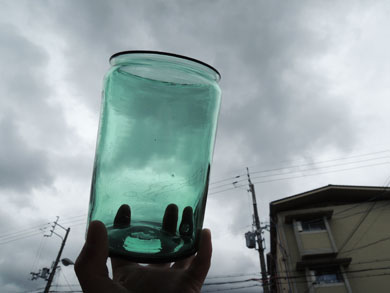 アンティークガラス瓶−8