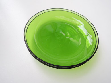 ガラスプレート緑-4