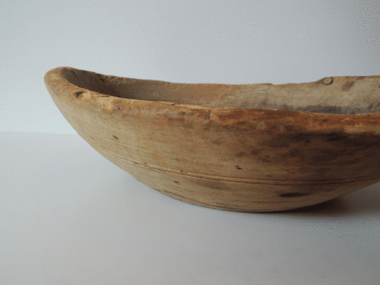 木のボウル大-3