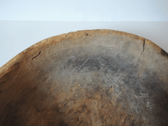 木のボウル大-5